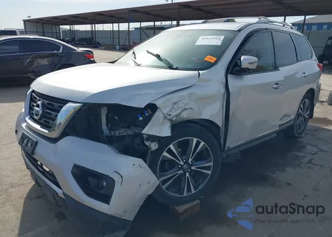 2018 Nissan Pathfinder Platinum z USA, uszkodzony, nr VIN 5N1DR2MN8JC650117